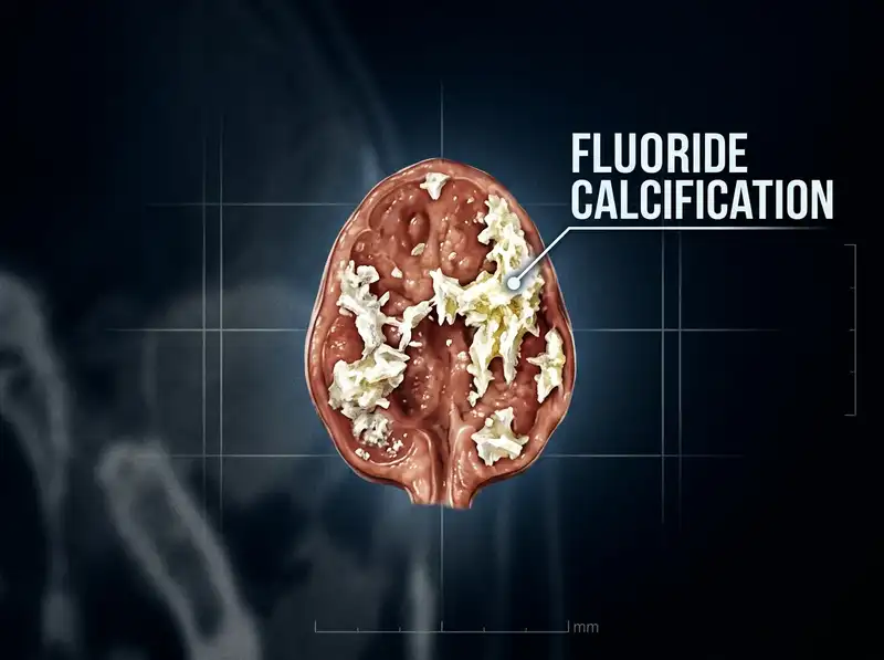 Fluor dans l'eau du robinet causant la calcification de la glande pinéale