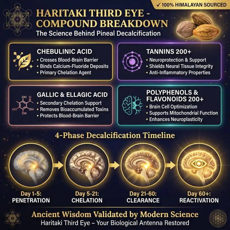 Composés du Pineal Activator dissolvant la calcification de la glande pinéale au niveau moléculaire