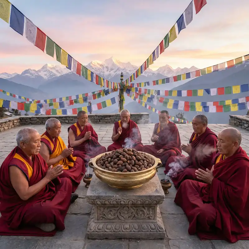 Contreforts himalayens où le Pineal Activator est sourcé
